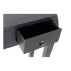 Hall Table with 3 Drawers DKD Home Decor Black 96 x 26 x 80 cm