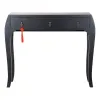 Stalas su 3 stalčiais DKD Home Decor Juoda 96 x 26 x 80 cm