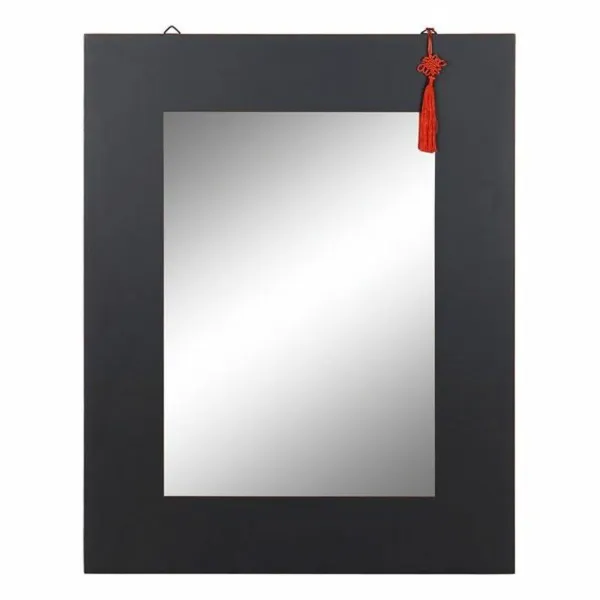 Настенное зеркало DKD Home Decor Чёрный Красный Восточный 70 x 2 x 90 cm