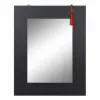 Sieninis veidrodis DKD Home Decor Juoda Raudona Rytietiškas 70 x 2 x 90 cm