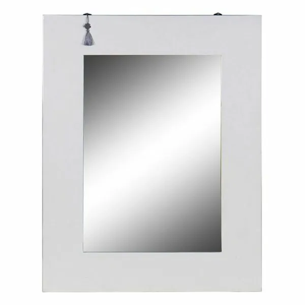 Seinäpeili DKD Home Decor Valkoinen Hopeinen Itämainen 70 x 2 x 90 cm