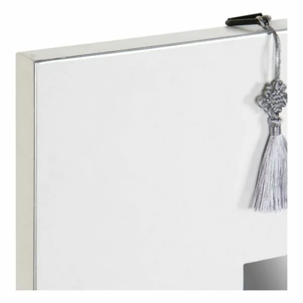 Sienas spogulis DKD Home Decor Balts Sudrabains Austrumniecisks 70 x 2 x 90 cm