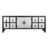 Stalas televizoriui su stalčiais DKD Home Decor Rytietiškas Medžio MDF (130 x 24 x 51 cm)