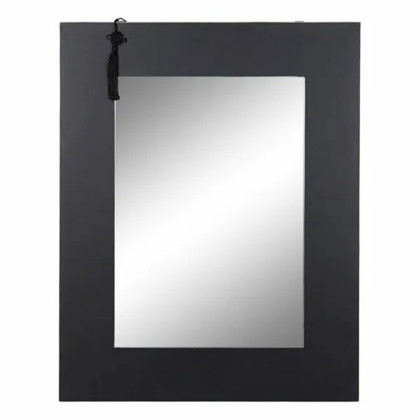 Настенное зеркало DKD Home Decor Чёрный Восточный 70 x 2 x 90 cm