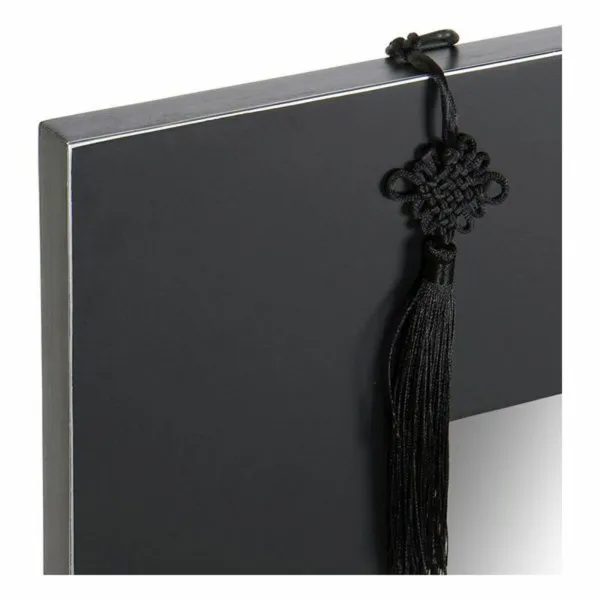 Настенное зеркало DKD Home Decor Чёрный Восточный 70 x 2 x 90 cm