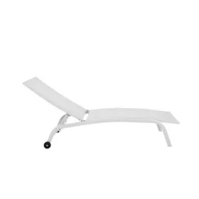 Šezlongas DKD Home Decor Su ratais PVC Aliuminis (187,5 x 64 x 97 cm)