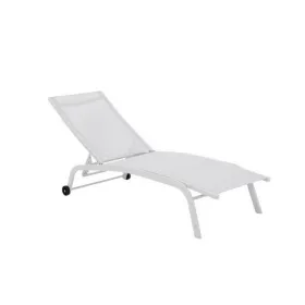 Šezlongas DKD Home Decor Su ratais PVC Aliuminis (187,5 x 64 x 97 cm)