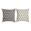 Подушка DKD Home Decor Бежевый Коричневый 60 x 10 x 60 cm Звезды (2 штук)