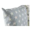 Pagalvėlė DKD Home Decor Mėlyna 60 x 10 x 60 cm Žvaigždės Balta (2 vnt.)