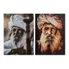 Canvas DKD Home Decor Canvas MDF Wood 50 x 1,8 x 70 cm