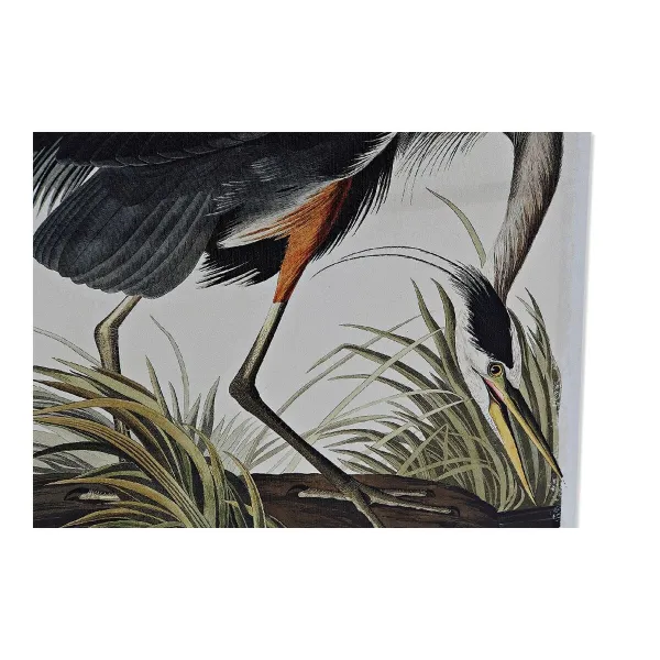 Canvas DKD Home Decor Heron Pinewood Canvas 50 x 1,8 x 70 cm
