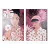 Canvas DKD Home Decor African Ciedra Canvas 80 x 3 x 120 cm