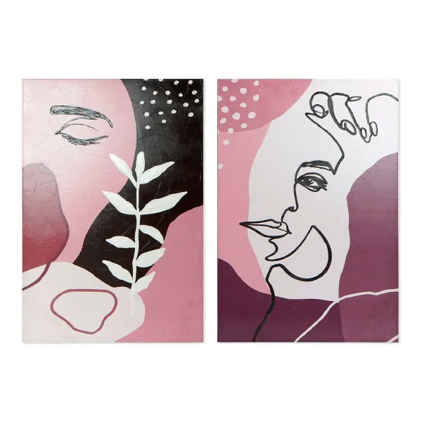 Drobė DKD Home Decor Eye Pušis Drobė 80 x 3 x 120 cm