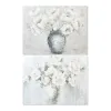 Drobė DKD Home Decor Vase Pušis Drobė 120 x 3,8 x 90 cm (2 Dalys)