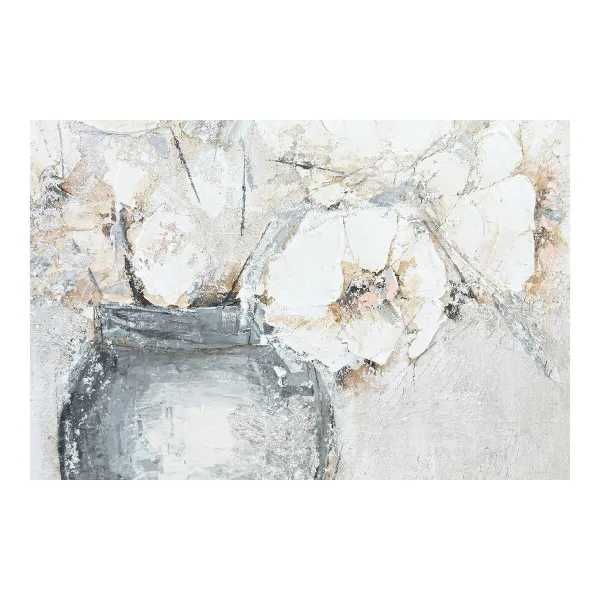 Полотно DKD Home Decor Vase Сосна Полотно 120 x 3,8 x 90 cm (2 Предметы)