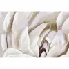 Canvas DKD Home Decor Canvas MDF Wood 80 x 3 x 80 cm Flower