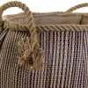Multi-purpose basket DKD Home Decor Blue Red Natural Natural Fibre (2 Units)