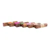 Essential oil burner DKD Home Decor Wood Bamboo Mandala Natural 26 x 8 x 8 cm Incense (6 Units)