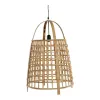 Kattolamppu DKD Home Decor Luonnollinen Metalli 50 W 220 V 42 x 42 x 63 cm