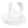 Stalinė lempa DKD Home Decor Balta Juoda Poliesteris Metalinis Derva 25W 220 V Beždžionė (2 pcs) (20 x 20 x 45 cm)