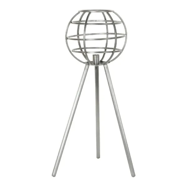 Galda lampa DKD Home Decor Metāls Gris Oscuro (50 x 50 x 98 cm)