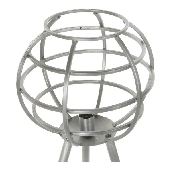 Galda lampa DKD Home Decor Metāls Gris Oscuro (50 x 50 x 98 cm)