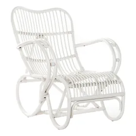 Šūpuļkrēsls DKD Home Decor Balts 75 x 85 x 85 cm