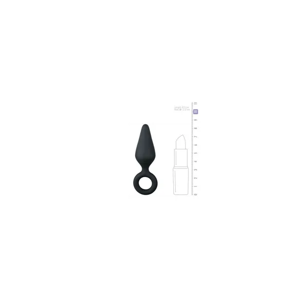 Anal plug EasyToys Black S