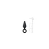 Anal plug EasyToys Black S