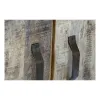 Plaukti DKD Home Decor Metāls Mango koks (95 x 40 x 170 cm)