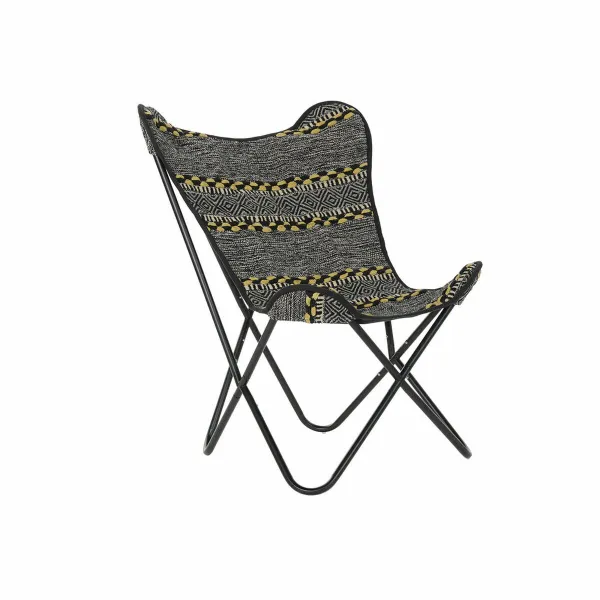 Сиденье DKD Home Decor Жёлтый Белый Чёрный Разноцветный Железо 74 x 65 x 90 cm