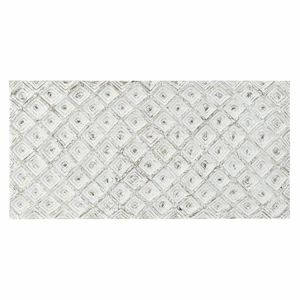 Gultas galvgalvis DKD Home Decor 162 x 4 x 82 cm Balts Koks MDF