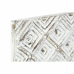 Päätylevy DKD Home Decor 162 x 4 x 82 cm Valkoinen Puu MDF