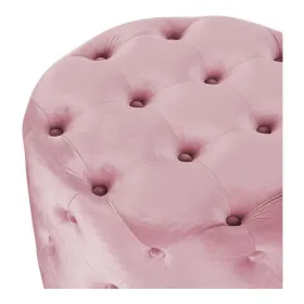 Atrama pėdoms DKD Home Decor Rožinė Velvet Medžio MDF Glam (2 pcs)
