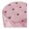 Pacelšanas Pedālis DKD Home Decor Rozā Velvet Koks MDF Glam (2 pcs)