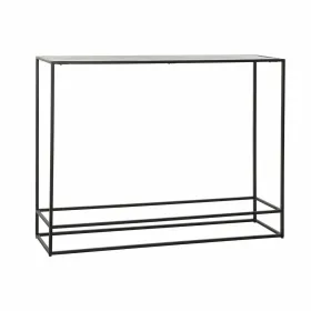 Hallipöytä DKD Home Decor Musta Kullattu 110 x 25 x 84 cm