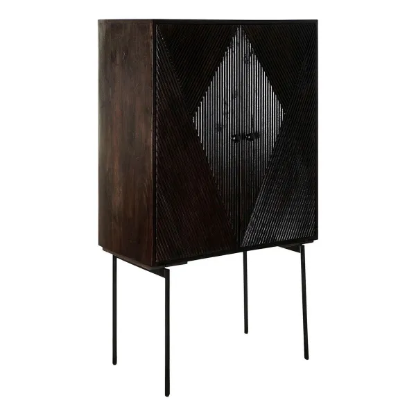 Indauja DKD Home Decor Juoda Metalinis Mango mediena 84 x 43 x 153,5 cm