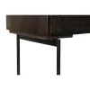 Sivupöytä DKD Home Decor Musta Tummanruskea Metalli Mangopuu 84 x 43 x 153,5 cm