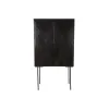 Sivupöytä DKD Home Decor Musta Tummanruskea Metalli Mangopuu 84 x 43 x 153,5 cm