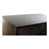 Устройство DKD Home Decor Чёрный Темно-коричневый Металл Древесина манго 84 x 43 x 153,5 cm
