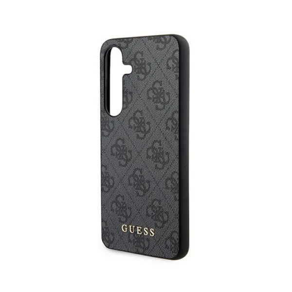 Guess 4G Metal Gold Logo - Case for Samsung Galaxy S24 (Black)