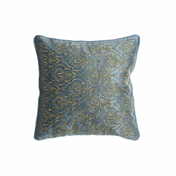 Tyyny DKD Home Decor 8424001850389 Sininen Kullattu 45 x 10 x 45 cm
