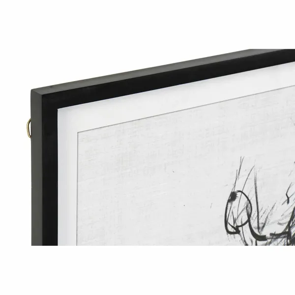 Glezna DKD Home Decor 70 x 2,5 x 90 cm Dāma Moderns (2 gb.)