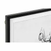 Painting DKD Home Decor 70 x 2,5 x 90 cm Lady Modern (2 Units)
