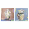 Canvas DKD Home Decor Pinewood Canvas 80 x 2,8 x 80 cm