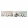 Canvas DKD Home Decor Pinewood Canvas 120 x 3,8 x 60 cm