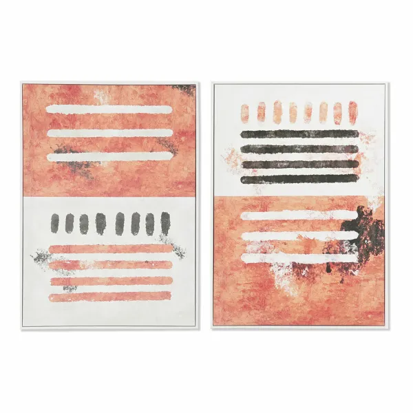 Canvas DKD Home Decor Canvas MDF Wood 50 x 3 x 70 cm