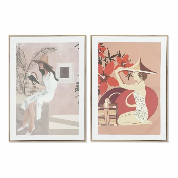 Полотно DKD Home Decor Полотно Деревянный MDF 50 x 3 x 70 cm