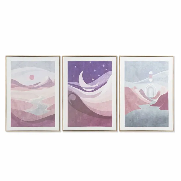 Полотно DKD Home Decor Полотно Деревянный MDF 50 x 3 x 70 cm