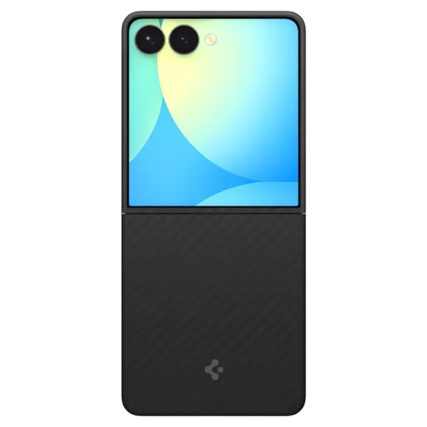 Spigen Airskin Aramid - Case for Samsung Galaxy Z Flip 7 (Black)